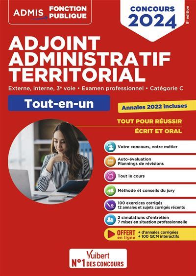 Concours Adjoint administratif territorial Catégorie C Tout en un