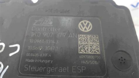 Vw Golf Mk Audi Skoda Scirocco Abs Pump Unit Ecu K An