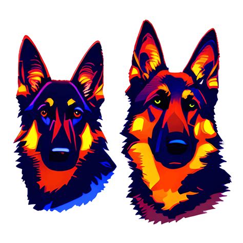 German Shepherds · Creative Fabrica