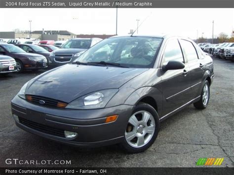 Liquid Grey Metallic 2004 Ford Focus Zts Sedan Medium Graphite