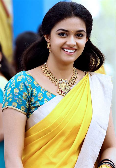 Keerthi Suresh Beautiful Photos In Sarees Hollywood Tollywood