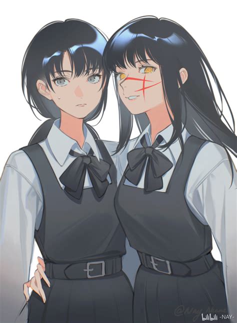 Safebooru 2girls Arm Around Waist Bangs Belt Black Belt Black Bow