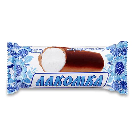 Морозиво Laska «Лакомка» в глазурі 100г – онлайн-супермаркет «Сільпо»