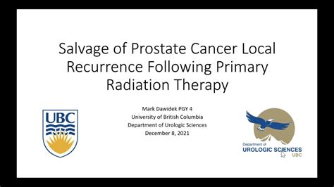 Salvage Of Prostate Cancer Local Recurrence Following Primary Radiation