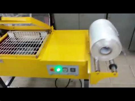 Manual Shrink Wrapping Machine Youtube