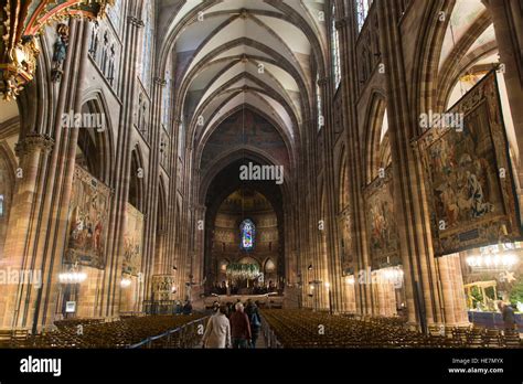 Strasbourg cathedral interior hi-res stock photography and images - Alamy