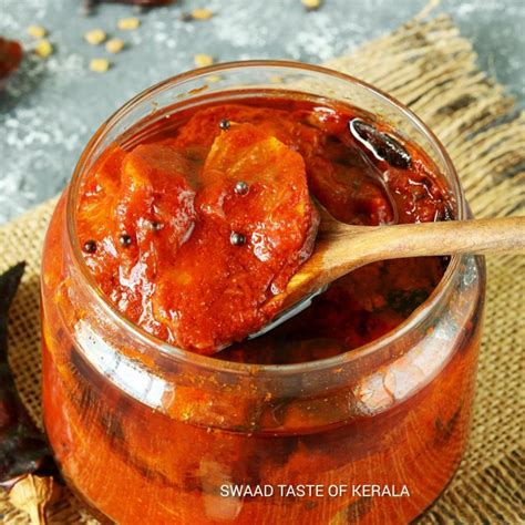 Swad Of Kerala Natural Organic Authentic Handmade Lemon Pickle With