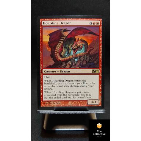 Magic The Gathering MTG Card Game Hoarding Dragon RED ID