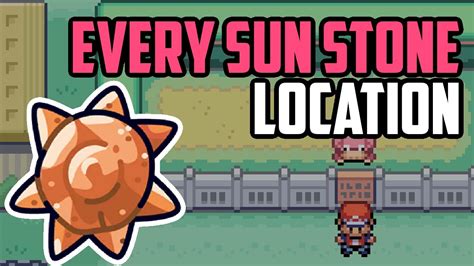 Where To Find The Sun Stone Pokémon Firered And Leafgreen Youtube