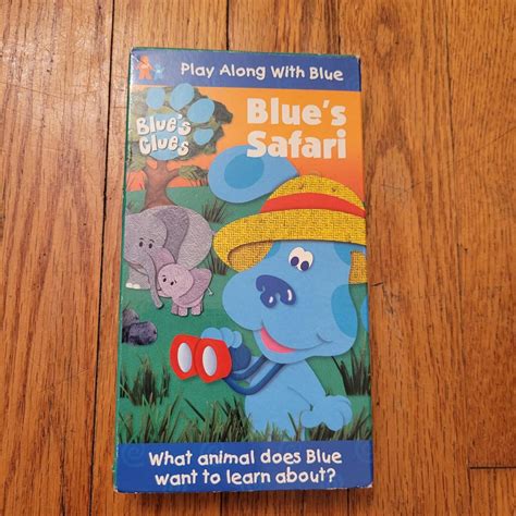 Blues Clues VHS Tape Blues Safari Educational Kids Entertainment 2000 Update