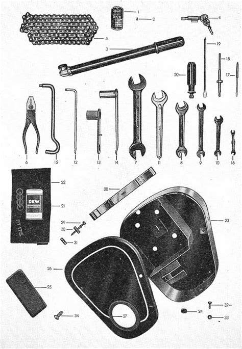 DKW Ersatzteile DKW RT 175 Zubehör Werkzeug bei MMM kaufen