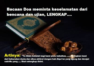 DOA KESELAMATAN Doa Memohon Dan Meminta Keselamatan Keluarga