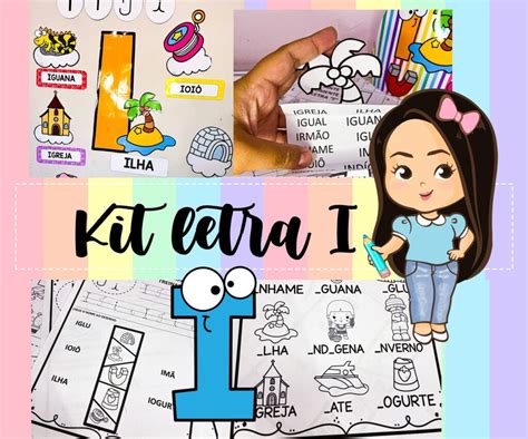 Qualidade Com A Letra I - Kit letras – LETRA I – Professora Nayarah