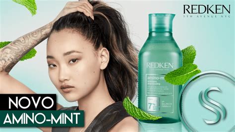 Redken Shampoo Amino Mint Novo Cabelo Oleoso Youtube