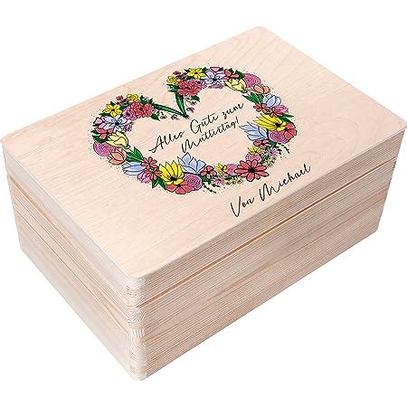 Creative Deco Holzkiste Personalisiert 30x20x14 Cm 1cm Mehrere