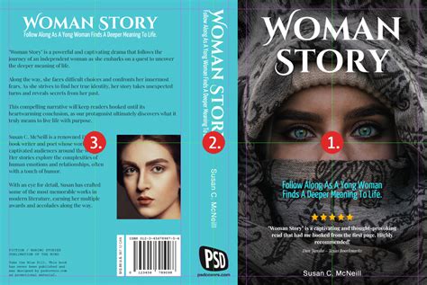 Free Psd 6x9 Woman Story Book Cover Design