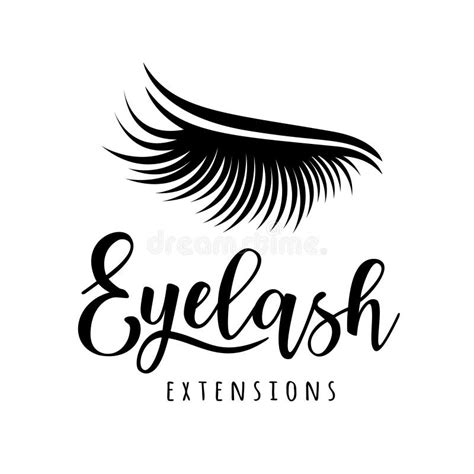 Eyelash extensions logo stock vector. Illustration of icon - 108906805