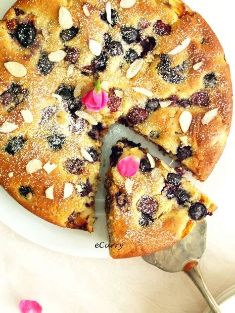 Summer Fruit Tea Cake | eCurry - The Recipe Blog