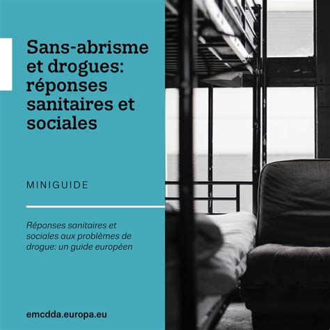 Sans Abrisme Et Drogues R Ponses Sanitaires Et Sociales Emcdda