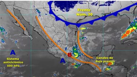 Frente Frío 20 Estos Son Los Estados Que Tendrán Fuertes Lluvias