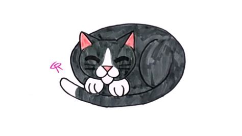 How to Draw a Sleeping Cat | Curious.com