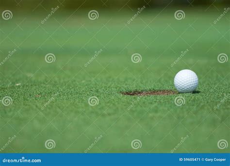 Hole in one. stock image. Image of hole, sport, putting - 59605471