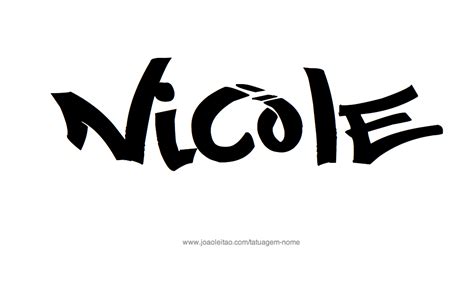 Desenhos De Tatuagem O Nome Nicole