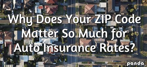 Why Does Your Zip Code Matter So Much For Auto Insurance Rates