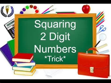 Squaring Digit Numbers Without A Calculator Nice Trick Youtube