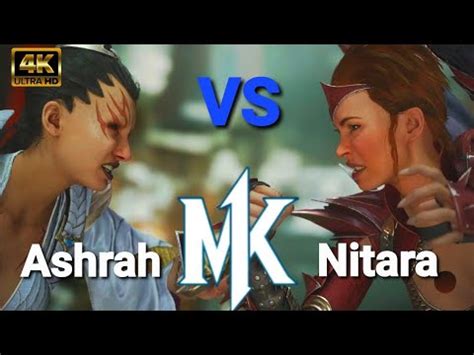 Ashrah Vs Nitara Mortal Kombat Modo Vs Gameplay Em K Dublado Em