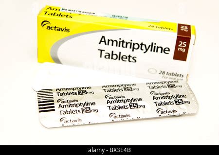 amitriptyline tablets for depression & depressive disorders Stock Photo ...