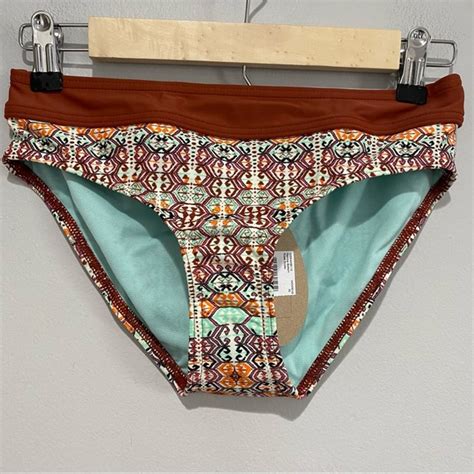 Prana Swim New Prana Ramba Fully Lined Bikini Bottom Size Xs