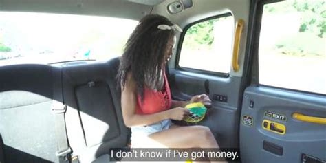 FAKEHUB Ebony Cab Bae Smashed In Wet Pussy By Big White Cock Tnaflix