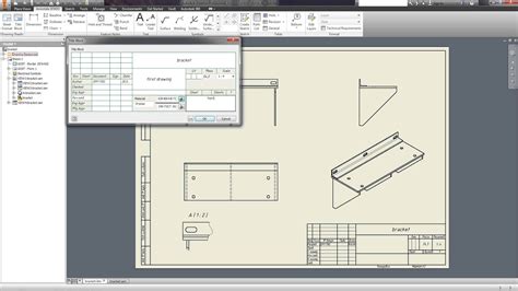 Creating Drawings Autodesk Inventor Tutorials Youtube