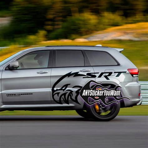 Jeep Grand Cherokee SRT Trackhawk Side Hawk Decal Sticker 2 ...