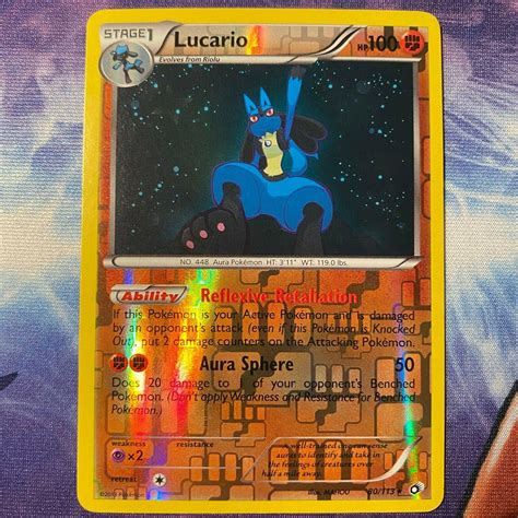 Lucario Reverse Holo Prices Pokemon Legendary Treasures