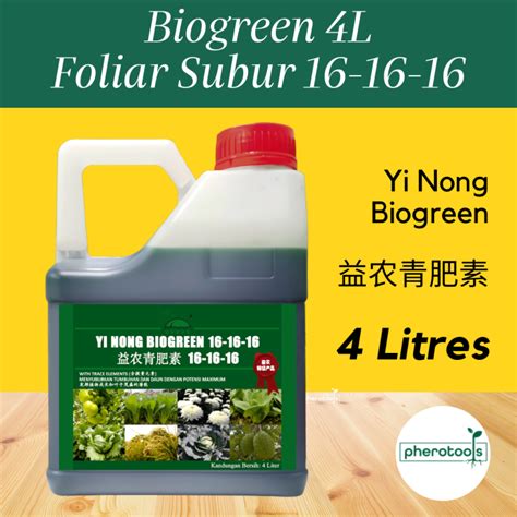 Pherotools Yi Nong Biogreen L L Baja Foliar Daun Yang