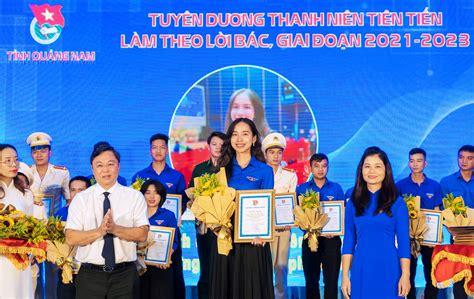 Tỉnh đoàn Quảng Nam Tuyên Dương 30 Gương Thanh Niên Tiên Tiến Làm Theo