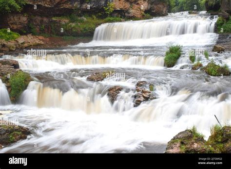 Waterfalls At Willow River State Park In Northwestern Wi Stock Photo