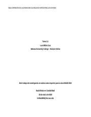 Tarea Buad Docx Tabla Comparativa De Las Dimensiones