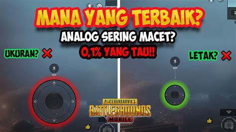 Tutorial Cara Peletakan Ukuran Analog Control Terbaik Pubg Mobile