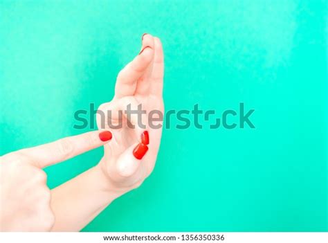 Sex Hand Sign Womens Hands Making Stock Photo 1356350336 Shutterstock