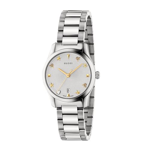 Gucci Stainless Steel G Timeless Bees And Stars Watch Mm Harrods Kw