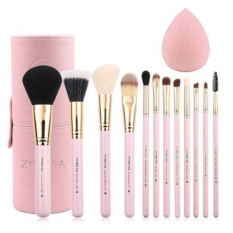 Amazon Z Oreya Makeup Brush Set Pcs Pink Synthetic Makeup