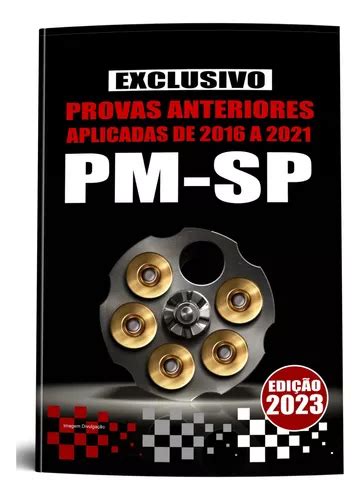 Nova Apostila Caderno De Provas Anteriores Pm Sp Soldado