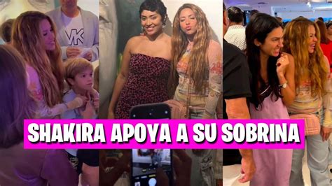 Shakira acompaña a su sobrina Isabella Mebarak a la inauguración de su