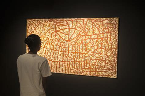 Emily Kame Kngwarreye Qantas Dreamliner Project Campbelltown Arts Centre