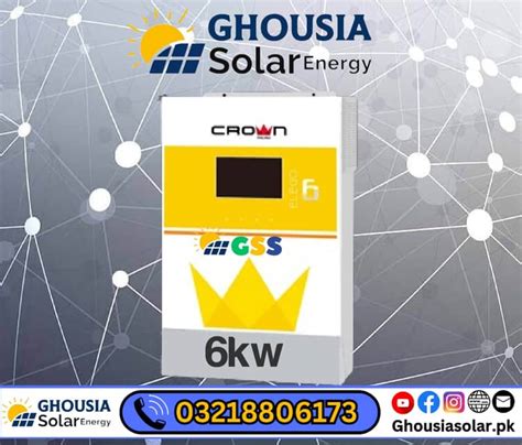 Crown Xavier 3 6kw 3600w Solar Inverter Pure Sine Wave Solar Inverter