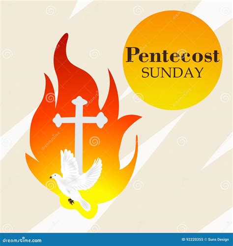 Pentecost Sunday Stock Illustration Illustration Of Jesus