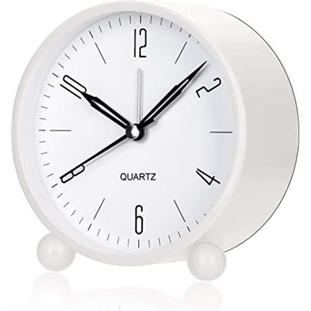 Amazon JALL Analog Alarm Clock 4 Inch Super Silent Non Ticking